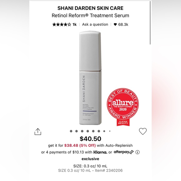 Shani Darden Retinol Reform Treatment Serum 10ml - Picture 2 of 2